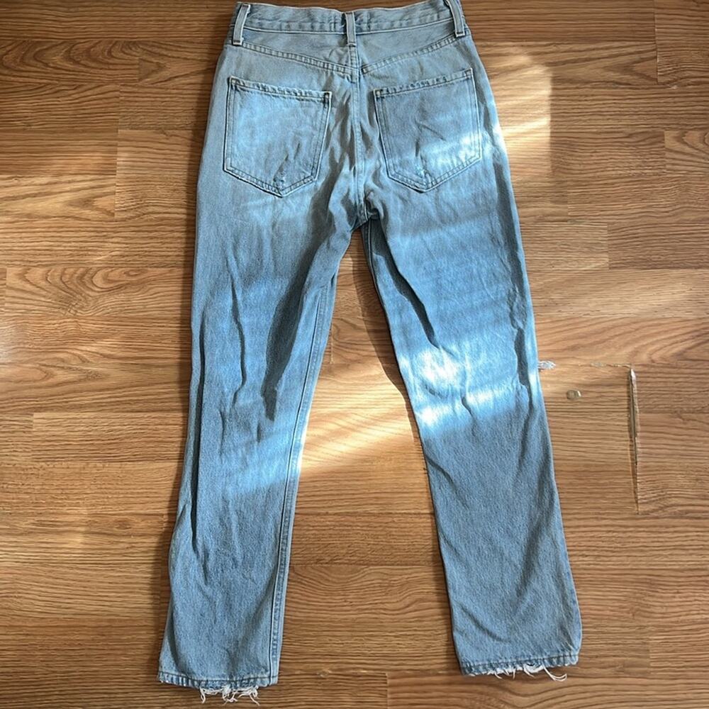 Agolde Riley High Rise Straight Crop Jeans - Picture 10 of 12